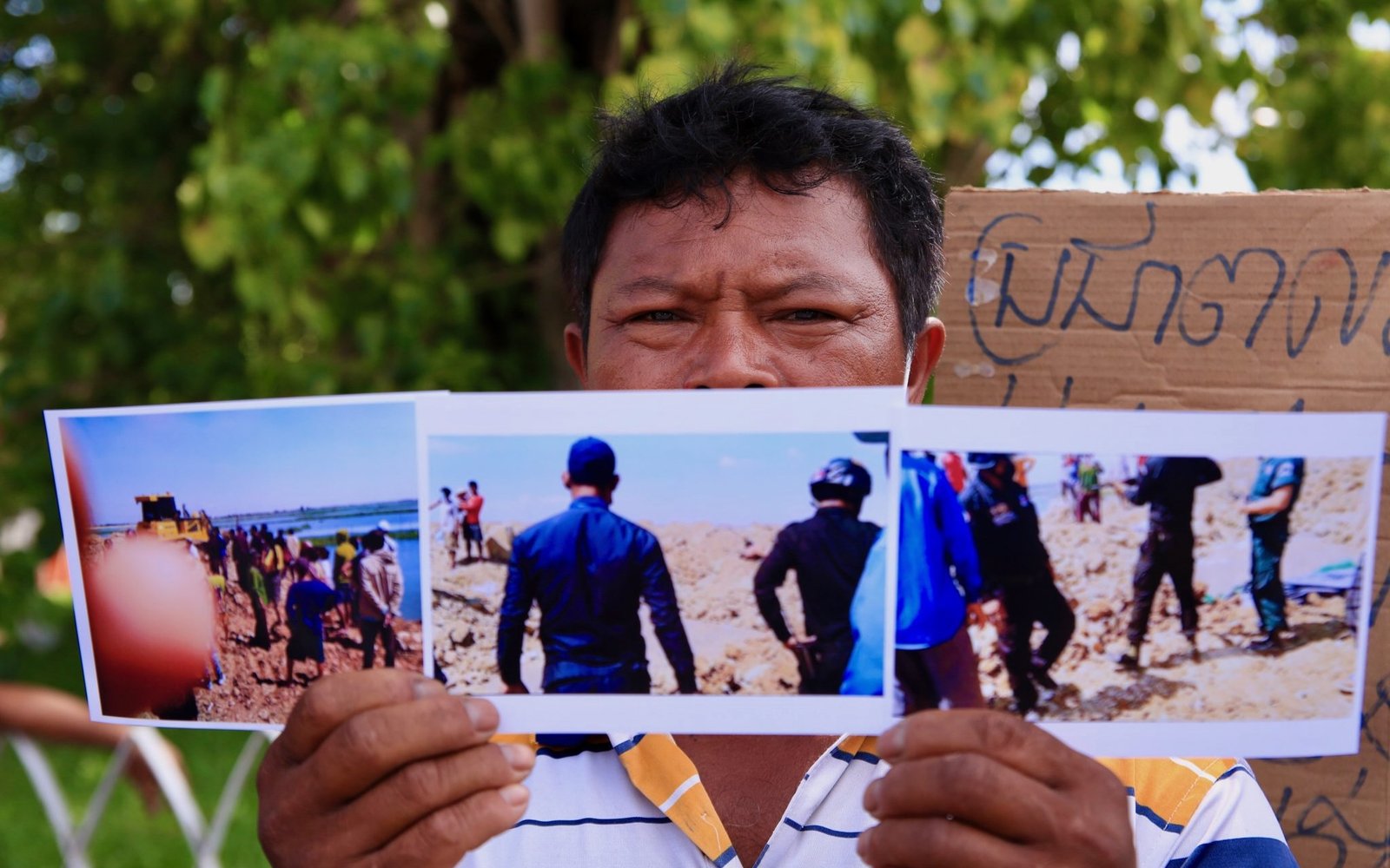 Boeng Tamok Community Protests Bridge Demolition