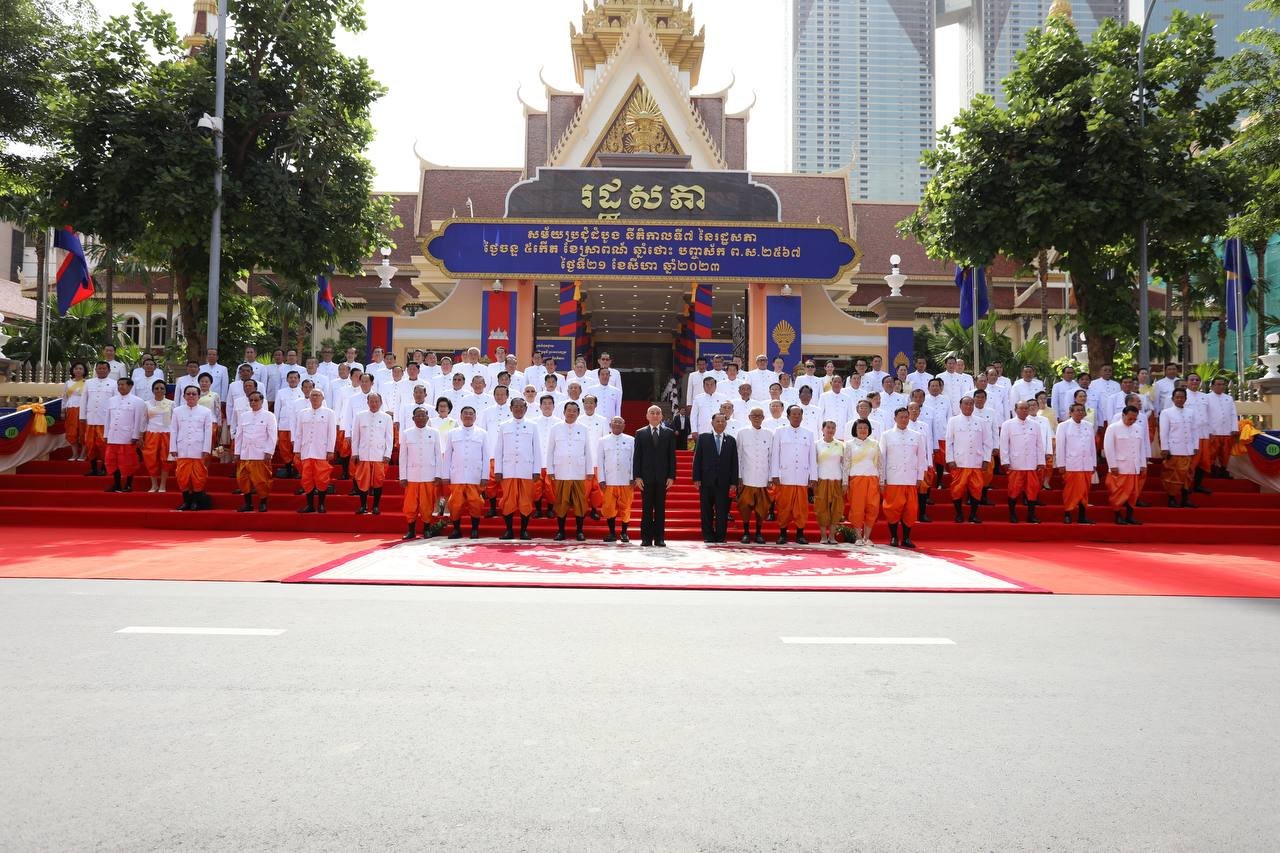 King Addresses National Assembly, Swearing-In This Afternoon